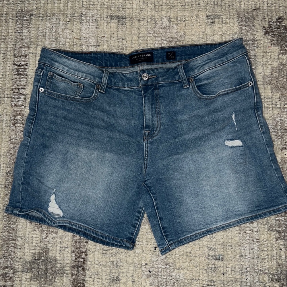 EUC Lucky Brand Denim Shorts, Size 14/32